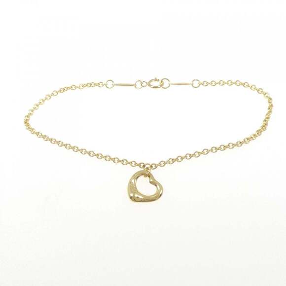 TIFFANY Gold Heart Charm Bracelet - Picture 3 of 4